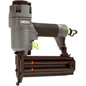 Master Mechanic Pneumatic 18 Gauge Die Cast Brad Nailer, Lightweight Aluminum, Side Load Magazine, Drives 3/8" to 2" Nails for Trim, Base Molding in Kuwait