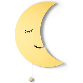 LumiDreams Balloon Nursery Night Light, Wall Mounted Kids Bedroom Lamp | 17.7" x 11.5" | Hand-Painted Wooden Balloon Light | Battery Operated | Pull Cord Switch | Wall Mounted Nursery Decor in Saudi Arabia