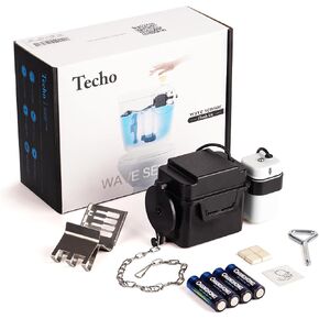 Techo Touchless Toilet Flush Kit, Adjustable Sensor, 1256315 Adapt k1954, Automatic Toilet Flusher - Easy to Install in Kuwait