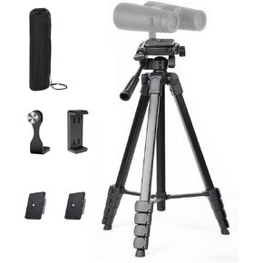 Binocular Tripod, 68" Spotting Scope Tripod Stand with Binocular Adapter in Kuwait
