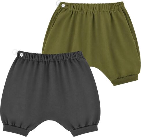MooMoo Baby Bedwetting Short Pants Diaper Pants for Summer 2 Packs Absorbent Potty Training Pants for Boys and Girls in Kuwait