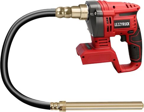 Concrete Vibrating Tool Compatible with Milwaukee 18V Battery(Not Include Battery), Brushless Handheld Concrete Vibrator with 3.28ft Shaft Rod, 4300RPM, for Mixing and Compacting Building Concrete in Kuwait