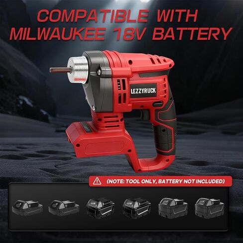 Concrete Vibrating Tool Compatible with Milwaukee 18V Battery(Not Include Battery), Brushless Handheld Concrete Vibrator with 3.28ft Shaft Rod, 4300RPM, for Mixing and Compacting Building Concrete in Kuwait