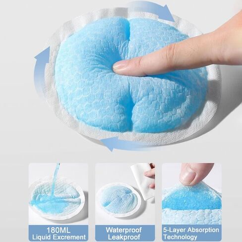 Chicken Diaper Pads - 20-Count Pack with Individual Wrapping | Maximum Absorbency & Skin-Friendly for Indoor/Outdoor Use in Kuwait