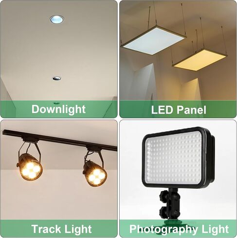 4 Pieces 11.8" x 7.8" x 0.04" LED Light Diffuser Board Sheets, to Soften, Diffuse, Reduce Harsh Glare from Ceiling Drop Lights, Flat Panel Lights, Spotlights for Office, Classroom, Warehouse in Kuwait