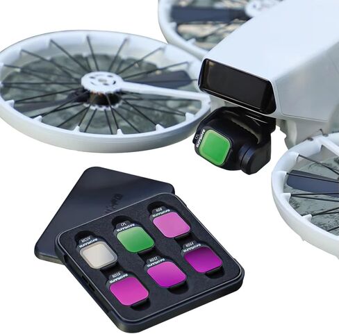 ND Filters Set ND8 ND16 ND32 ND64 MCUV CPL Camera Filters Set Drone Camera Lens Filter for DJI Flip/Lito X1 Accessories in Kuwait