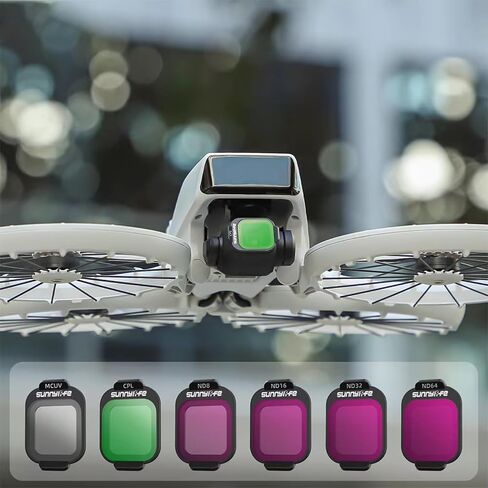 ND Filters Set ND8 ND16 ND32 ND64 MCUV CPL Camera Filters Set Drone Camera Lens Filter for DJI Flip/Lito X1 Accessories in Kuwait