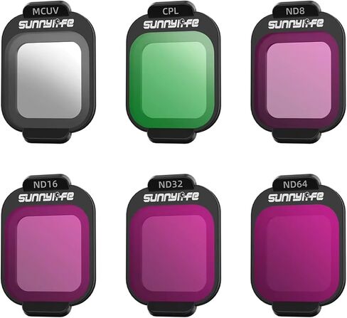 ND Filters Set ND8 ND16 ND32 ND64 MCUV CPL Camera Filters Set Drone Camera Lens Filter for DJI Flip/Lito X1 Accessories in Kuwait