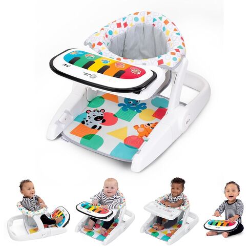 Baby Einstein 4-in-1 Kickin' Tunes Learn-to-Sit Music & Language Floor Seat, with 2 Positions and Detachable Kick Piano, Ages 4 Months and Up in Kuwait