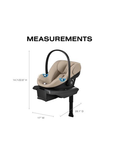 Aton G2 Infant Car Seat with Load Leg Base - Almond Beige in Kuwait