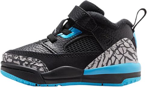 Jordan Spizike Low Baby/Toddler Shoes (Black/Gamma Blue/Wolf Grey) in Kuwait