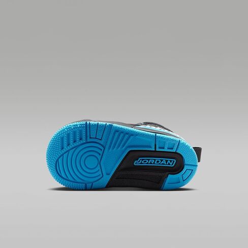 Jordan Spizike Low Baby/Toddler Shoes (Black/Gamma Blue/Wolf Grey) in Kuwait