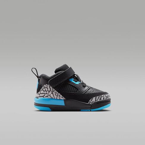 Jordan Spizike Low Baby/Toddler Shoes (Black/Gamma Blue/Wolf Grey) in Kuwait