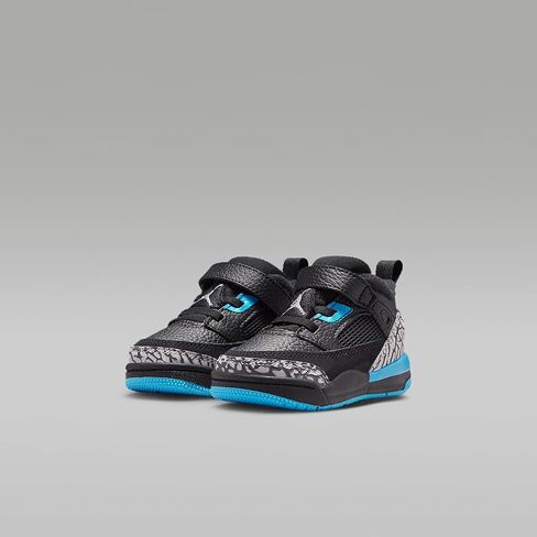 Jordan Spizike Low Baby/Toddler Shoes (Black/Gamma Blue/Wolf Grey) in Kuwait