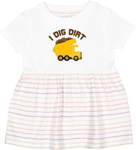 inktastic I Dig Dirt Infant Dress in Kuwait