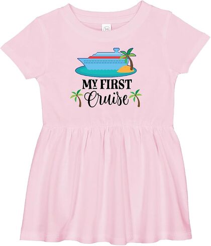 inktastic My 1st Cruise Vacation Trip Infant Dress in Kuwait