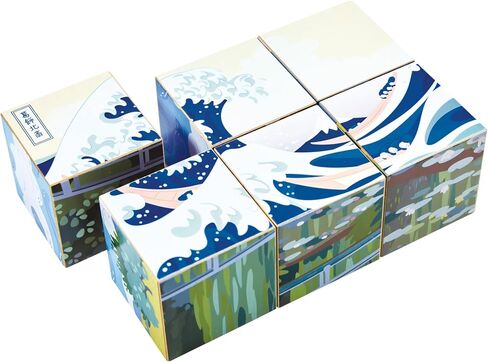 Hape x The Met 6-in-1 Art Puzzle Cubes – Turn & Match Iconic Works of Art, Ages 2-4Y in Kuwait