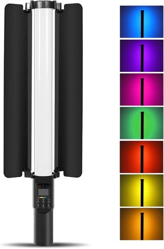 Handheld RGB Light Tube LED Video Light for Portrait Photography 18 Lighting Effects for Video Recording in Kuwait