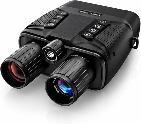 4K Night Vision Binoculars for Adults - Night Thunder X3 | Night Vision Goggles with AI Color Boost Mode, 40MP Photos, 2000 ft Range, 5000mAh Battery, 32GB Card for Wildlife & Camping in Saudi Arabia