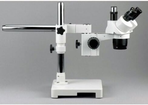 AmScope SW13T Trinocular Stereo Microscope Head, WH10x Eyepieces, 10X and 30X Magnification, 1X/3X Objective in Kuwait
