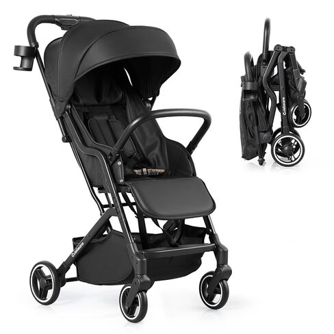 Compact Travel Stroller, Lightweight Baby & Toddler Stroller | Portable & Airplane-Friendly, One-Handed Fold, with Adjustable Backrest, UPF 50+ Canopy & Cup Holder, Strollers from 6-36 M in Kuwait