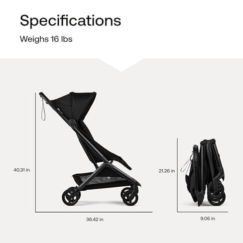 Bugaboo Butterfly 2 Travel Stroller Bundle – Ultra-Compact Stroller (Forest Green) + Transport Bag + Safety Bar – Airplane-Friendly, Lightweight & Travel-Ready in Kuwait