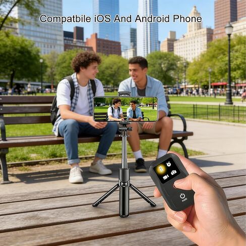 Suptig Remote Control, Waterproof Smart Remote Compatible with GoPro/DJI Action/Insta360, Phone Remote for iOS Android, Camera Remote with Color LED Display, 60M Control Range Type-C Charging in Kuwait