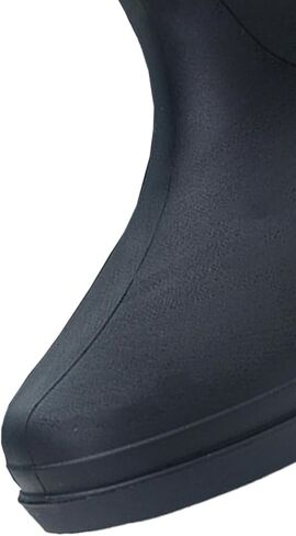 Waterproof Rain Boots Nonslip Mid Calf Garden Shoes for Outdoor Trekking, PVC Trendy Rainboots for Women Men in Kuwait