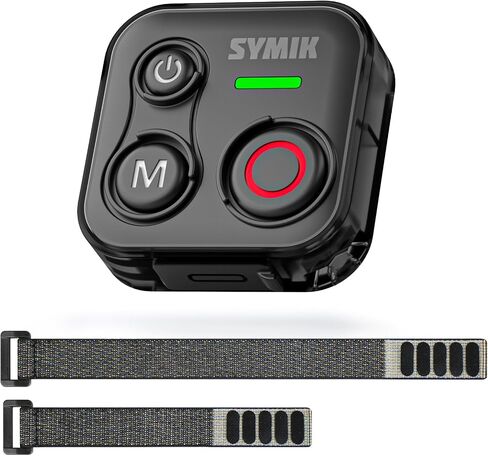 SYMIK Remote Control for Insta360, Bluetooth Remote for GoPro and DJI | Universal Shutter Remote Control for DJI Action Camera & Phone, Splash Resistance, Rechargeable, 230ft Range, 120-H Battery in Kuwait