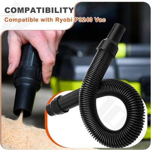 Vacuum Hose 312712001 Compatible with Ryobi P3240 Vac in Kuwait