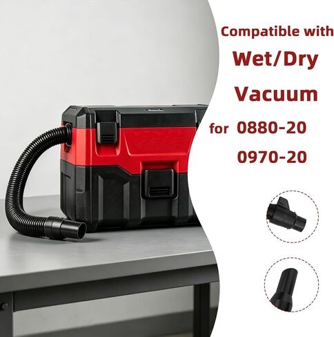 14-37-0105 Vacuum Hose for 18V Packout Vacuum 0880-20 0970-20 0780-20, Wet/Dry Shop Vac Hose Assembly, Internal Storage, Compatible with 14-37-0016 in Kuwait