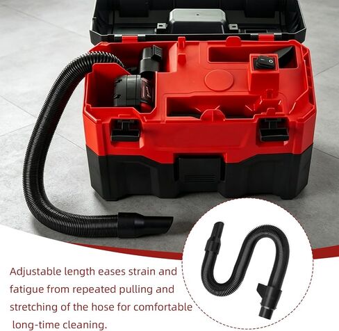14-37-0105 Vacuum Hose for 18V Packout Vacuum 0880-20 0970-20 0780-20, Wet/Dry Shop Vac Hose Assembly, Internal Storage, Compatible with 14-37-0016 in Kuwait