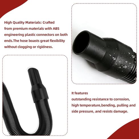 14-37-0105 Vacuum Hose for 18V Packout Vacuum 0880-20 0970-20 0780-20, Wet/Dry Shop Vac Hose Assembly, Internal Storage, Compatible with 14-37-0016 in Kuwait