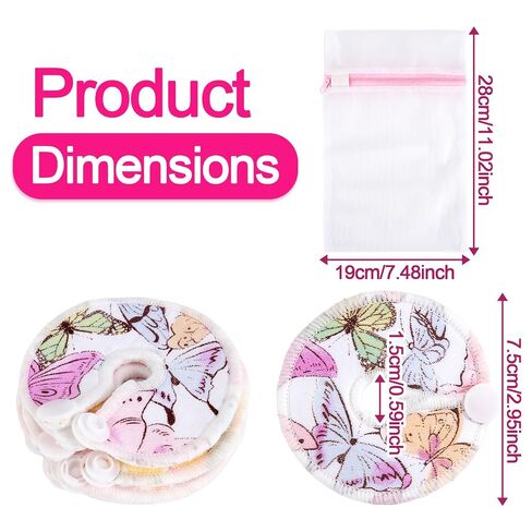 TUYUU 25 Pcs G Tube Button Covers with Laundry Bag, Reusable Feeding Tube Pads with Snap Button for G/J Tube, Soft Cotton Tube Holders for Nursing Care Supplies, Baby Kids Adults, Colorful Print in Kuwait