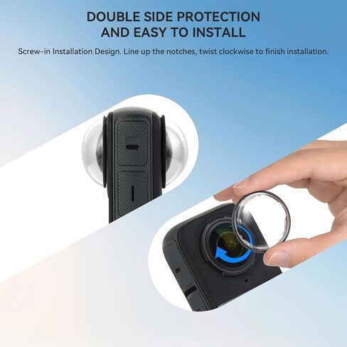 UTEBIT X4 Lens Guard | 98% High Transparency Tempered Glass, Anti-Scratch 9H Hardness Lens Protector (Not for X4 Air) in Kuwait