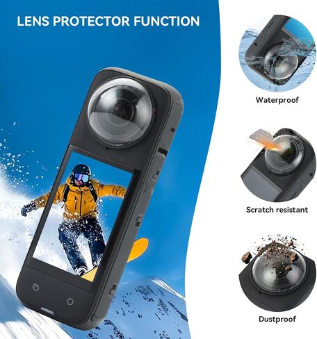 UTEBIT X4 Lens Guard | 98% High Transparency Tempered Glass, Anti-Scratch 9H Hardness Lens Protector (Not for X4 Air) in Kuwait