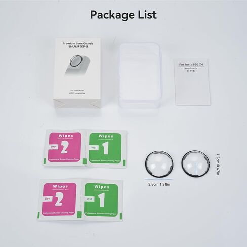UTEBIT X4 Lens Guard | 98% High Transparency Tempered Glass, Anti-Scratch 9H Hardness Lens Protector (Not for X4 Air) in Kuwait