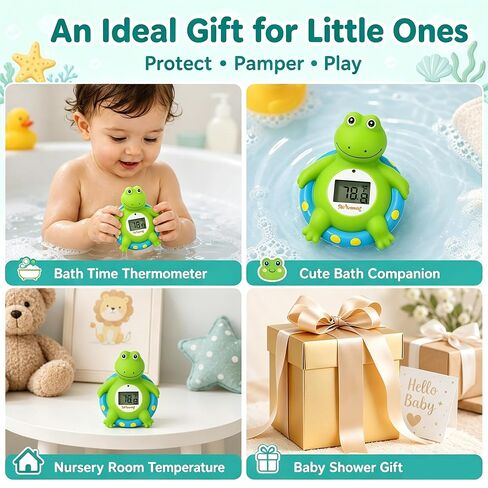 Doli Yearning Baby Bath Thermometer Baby Safety Water Thermometer for Kids | ±1℉ Accuracy; Long Battery Life; BPA-Free; Rapid Response in Kuwait