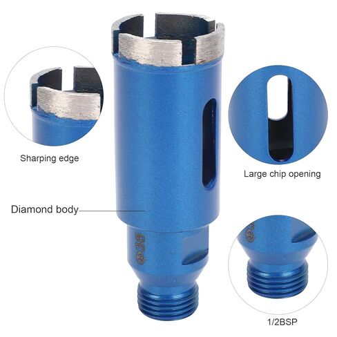 Diamond Hole Saw Drill Bit Professional 35mm for Marble Granite Tile Ceramic Drilling BSP1/2in Angle Grinder in Kuwait