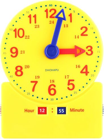Kids Learning Clock Parent & Child Interaction Time Clock Learning Model in Kuwait