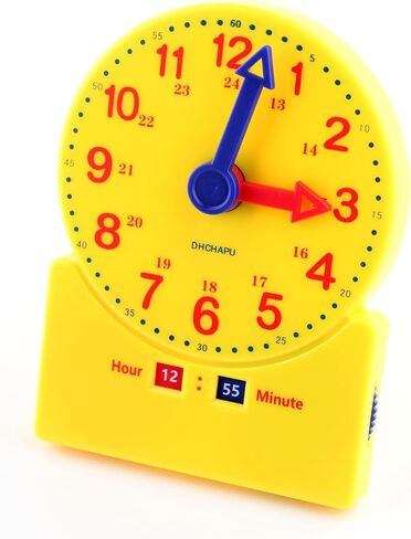 Kids Learning Clock Parent & Child Interaction Time Clock Learning Model in Kuwait