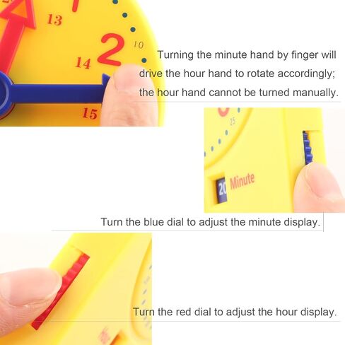 Kids Learning Clock Parent & Child Interaction Time Clock Learning Model in Kuwait
