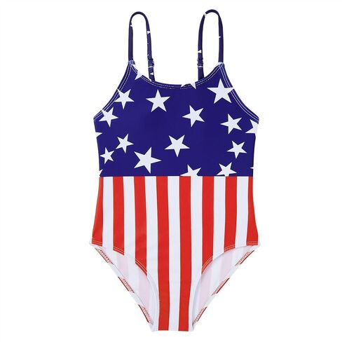 Zando Toddler Swimsuit Girl Size 2-11 Years - One Piece Cute Girls Bathing Suit Adjustable Kids Swimwear for Summer Beach in Kuwait