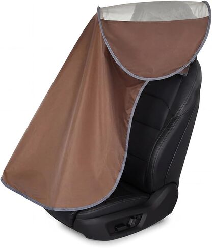 BBTO Car Seat Sun Shade Cover, UV Protection Privacy Sunshade Covers for Front Passenger, Brownish UV Blocking for Interior Sun Protection for Car SUV Truck Leather Fabric Seats in Kuwait
