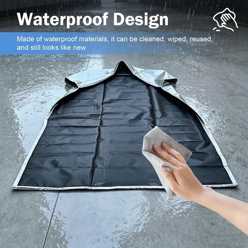 Car Seat Sun Shade Cover, Full Coverage Infant Car Seat Sunshade Protection, 39 x 36 Inches Chair Heat Protector, Universal Cooler Cover Accessories (Silver) in Kuwait
