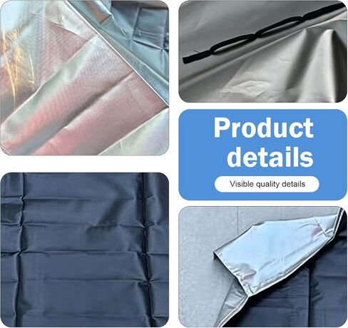 Car Seat Sun Shade Cover, Full Coverage Infant Car Seat Sunshade Protection, 39 x 36 Inches Chair Heat Protector, Universal Cooler Cover Accessories (Silver) in Kuwait