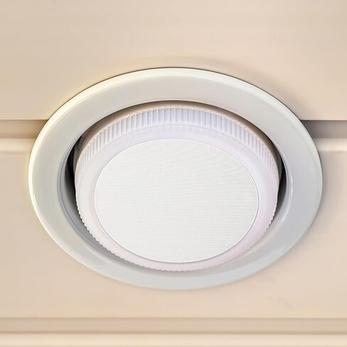 CLISPEED Light Diffuser Film 2 Pack Ceiling Light Diffuser Cover Round 7.08 in Anti-Glare Soft Lamp Shade for Nursery Bedroom Living Room 10 Stickers Included in Kuwait