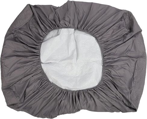 Mattress Cover Cotton Protector for Bed Fitted Sheet 1 Unit, Skin Friendly and for Children and Elderly (135x190cm / 53.1x74.8in 45cm / 17.7in) in Kuwait