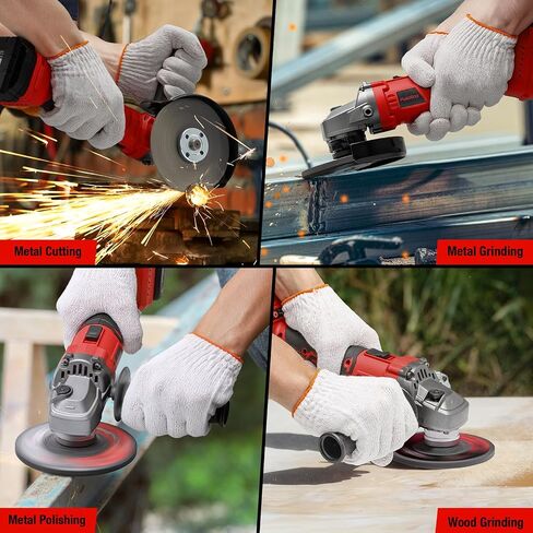 Angle Grinder Cordless for Milwaukee M18 Battery, Brushless, 4 1/2" Cordless Grinder, Variable Speed, Powerful 18V Angle Grinder Tool for Grinding Polishing Cutting (Battery Not Included) in Kuwait