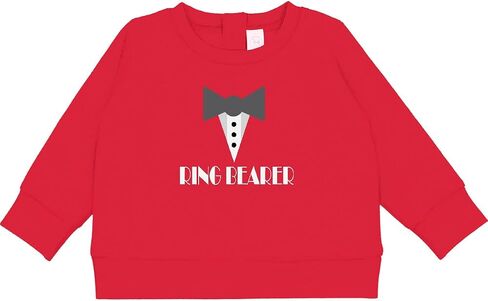 inktastic Ring Bearer Mock Tux Tuxedo Baby Sweatshirt in Kuwait